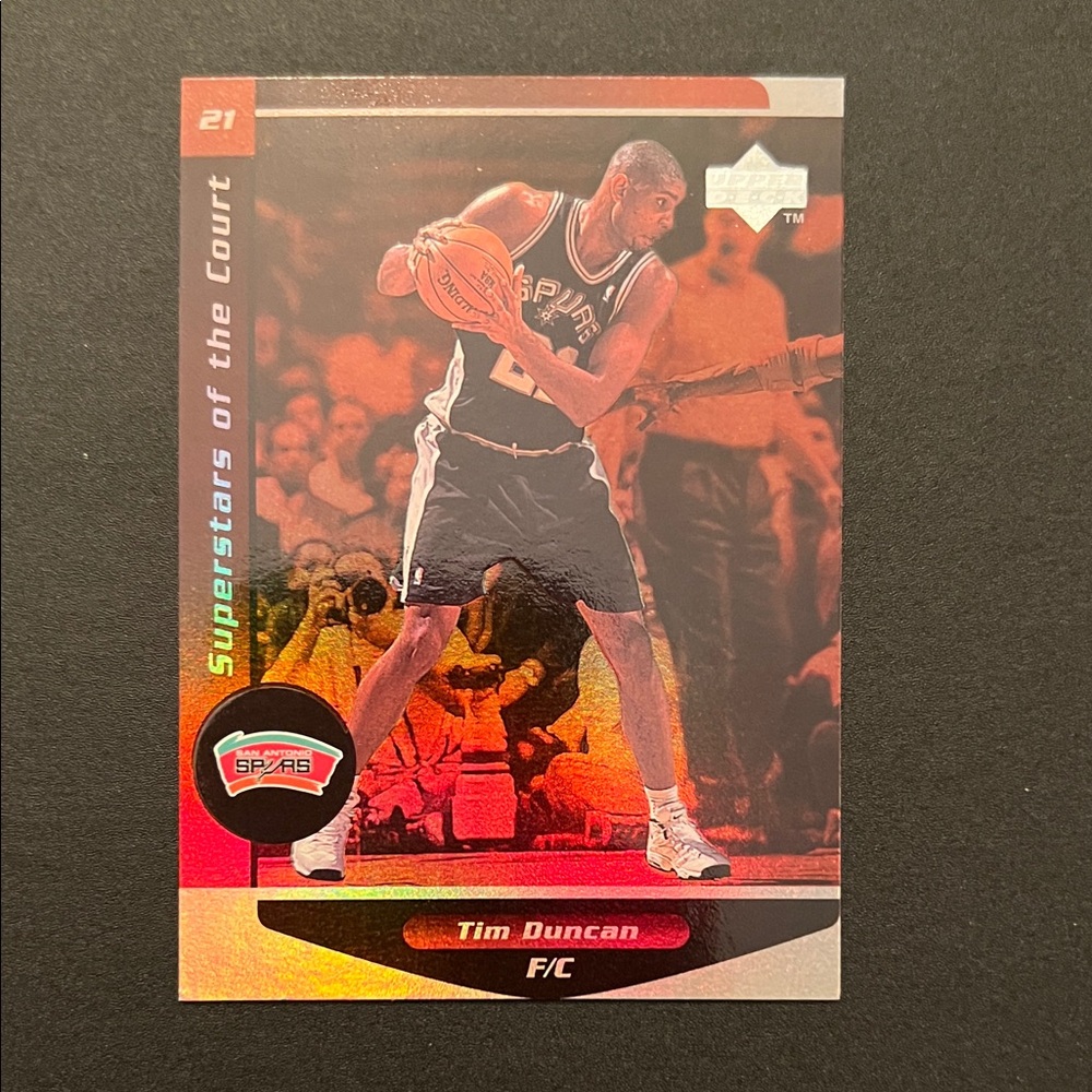 Tim Duncan Basketball Card